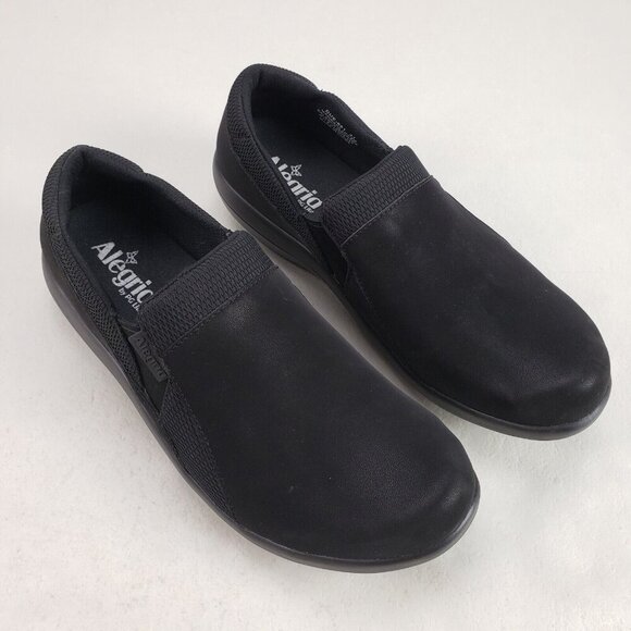 Alegria Duette Slip On Shoe Womens 10.5-11 41 Black Slip Resist Comfort Nurse - Picture 1 of 9